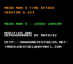 Mega Man 5 - Time Attack